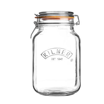 KILNER Jar 2 l. Square Clip Top Jar