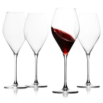 Raudonojo vyno taurės DUKA SWAN 4 vnt 500 ml taurė