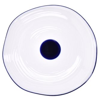 Pusryčių lėkštė DUKA KROG 20 cm baltos spalvos porcelianas