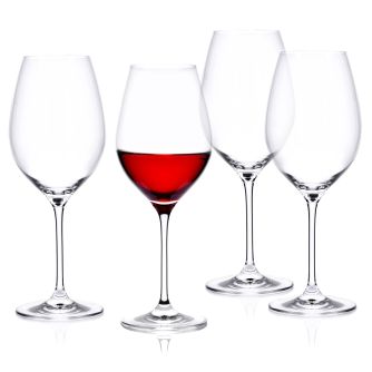 4 raudono vyno taurių rinkinys DUKA ASPEN 550 ml permatomas stiklas