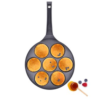 Patelnia do pancakes indukcja DUKA KRISPA 26 cm czarna aluminium-1218800