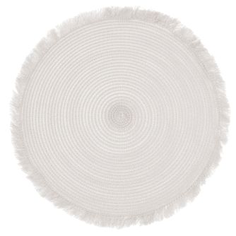Podkładka okrągła DUKA DAGLIG 35 cm biała polipropylen-1219178