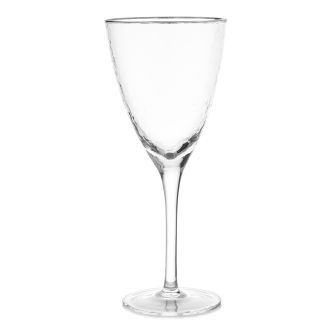 Vandens ir vyno taurė DUKA LUDVIG 350 ml skaidrus sidabrinis stiklas