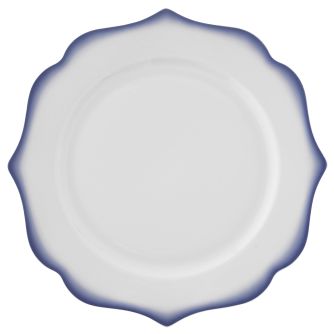 Lėkštė DUKA FELICIA FIRANDE 27,5 cm baltai mėlynos spalvos porcelianinė