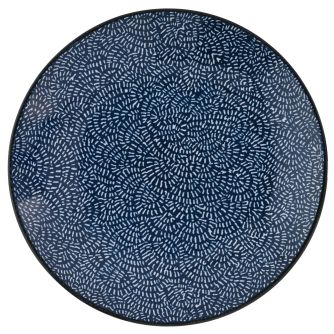 Pusryčių lėkštė DUKA HOKKAIDO 19 cm tamsiai mėlynos spalvos porcelianas