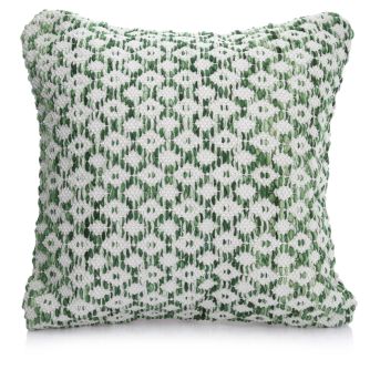 Dekoratyvinė pagalvė DUKA SALVIA 45x45 cm žaliai baltos spalvos