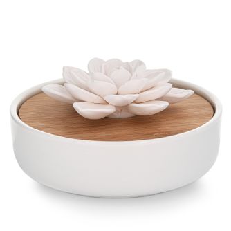 DUKA MOMENTS gėlių aromato difuzorius baltas porcelianas