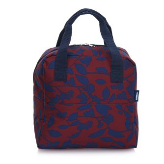 Terminis pietų krepšys DUKA PASE SKADI 25x17x25 cm bordo tamsiai mėlynas