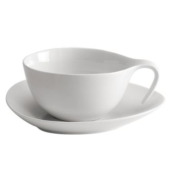 Espresso kavos puodelis DUKA TIME 60 ml baltos spalvos porcelianinis